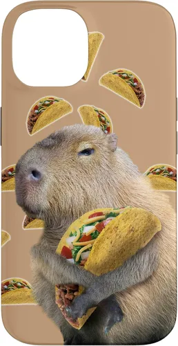 Vista 4 de Capybara Capybaras Eating Taco - Carcasa para iPhone 17