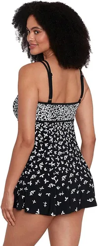 Vista 2 de Longitude Traje de baño para mujer Empire Princess Seam Soft Cup Long Torso Traje de baño
