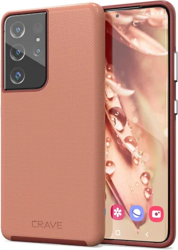 Vista 61 de Crave Dual Guard para Samsung Galaxy S22 Ultra, Verde bosque, Funda para teléfono celular, Protección a prueba de golpes, Doble capa, TPU/PC