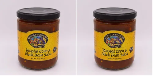 Vista 5 de SANTA FE SEASONS Salsa de maíz asado y frijoles negros, 16 onzas