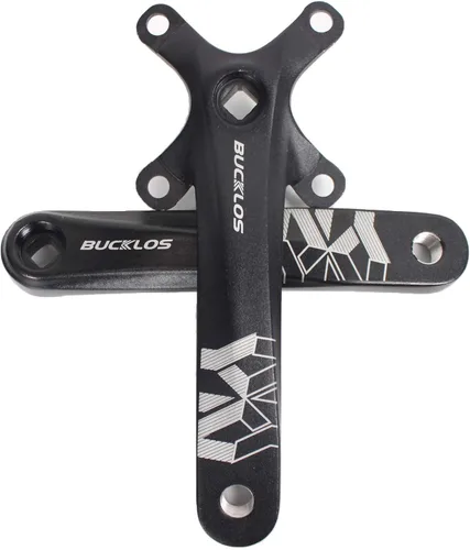 Vista 9 de BUCKLOS MTB Juego de Bielas de Bicicleta de Montaña de Una Sola Velocidad con Taper Cuadrado - 170mm Juego de Bielas con 104BCD 32/34/36/38/40/42T
