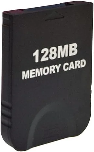 Vista 4 de aoyoho negro 128MB Juegos Tarjeta de memoria compatible para Wii y Gamecube