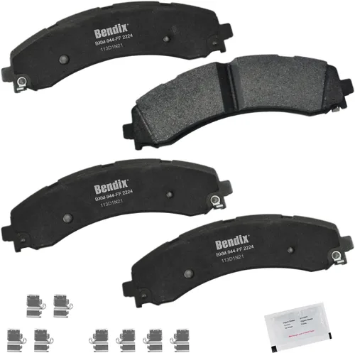 Vista 206 de Bendix Priority1 CFC154 - Juego de pastillas de freno de disco para Avanti II, Century, LeSabre, Regal, Riviera, chasis comercial, DeVille