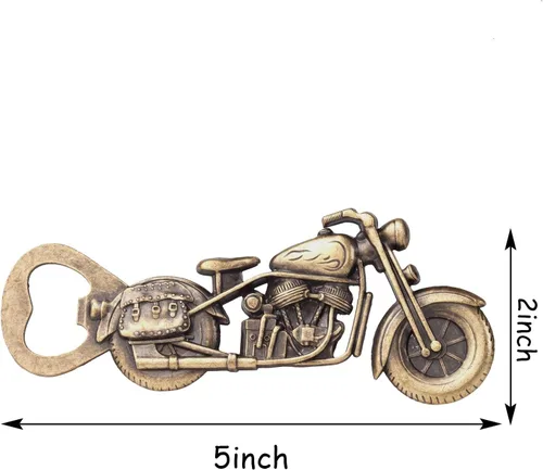 Vista 7 de Regalos únicos de cerveza de motocicleta para hombres, abrebotellas de motocicleta vintage, regalo del día del padre, regalo de cumpleaños