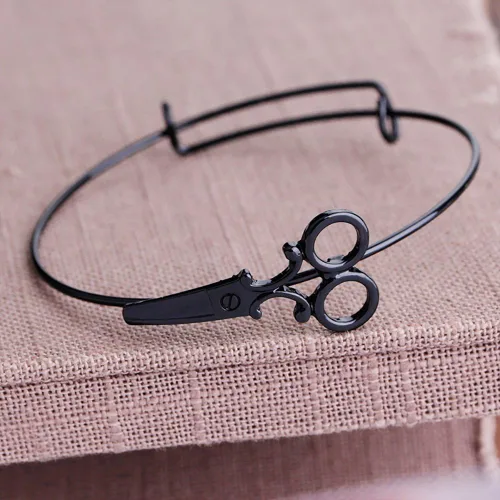 Vista 2 de Meiligo - Pulsera de tijeras para peluquería