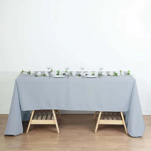 Vista 191 de Efavormart - Mantel rectangular, 60 x 102 pulgadas, resistente a las manchas y a las arrugas, lavable, mantel decorativo oblongo de tela de Amatista