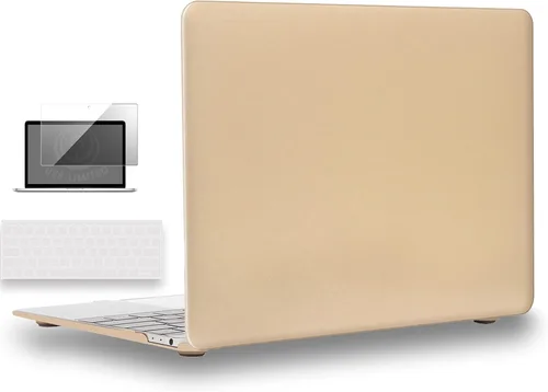 Vista 23 de UESWILL Funda rígida mate 3 en 1 compatible con MacBook de 12 pulgadas con pantalla Retina modelo A1534 + funda de teclado y protector de pantalla
