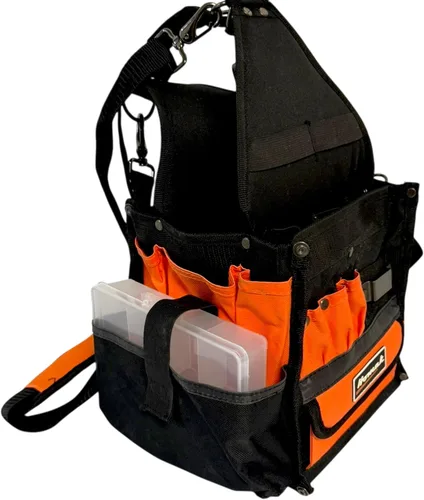 Vista 4 de Homak Bolsa de herramientas con 28 bolsillos, 8 pulgadas