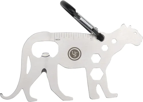Vista 25 de UST Tool-a-Long - Mosquetones multiherramienta con construcción duradera y compacta de acero inoxidable para senderismo, kayak, campamento, viajes