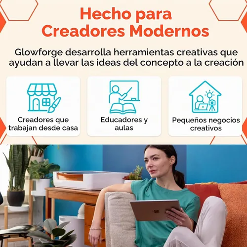 Vista 9 de Glowforge Filtro láser artesanal con cartucho de filtro de carbón activado