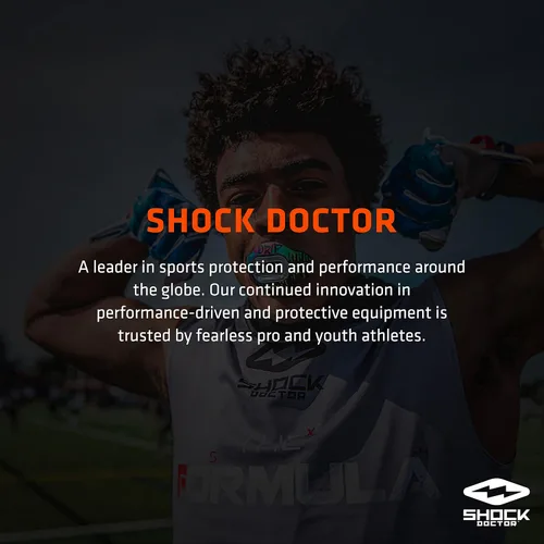 Vista 7 de Shock Doctor Compression Shorts with Protective Bio-Flex Cup, Moisture Wicking Vented Protection, Adult