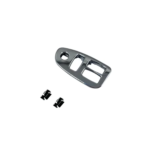 Vista 2 de 1 par de interruptor de ventana cromado, bisel con clips compatibles con Chevy Camaro 1993-2002