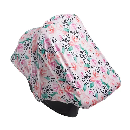 Vista 16 de Funda de asiento de automóvil para bebé, cubierta suave para protección solar, transpirable, cómoda, protección para asiento de automóvil