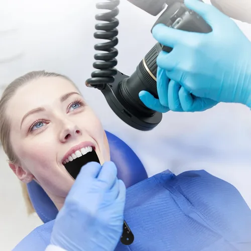 Vista 5 de PROTECTOR Kit de contraste de fotos dentales de 6 piezas de contratista dental fotográfico dental negro