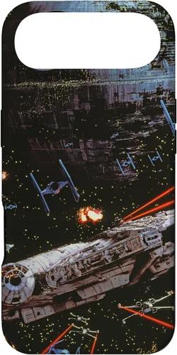 Vista 27 de Star Wars Return of the Jedi Death Star II Battle - Carcasa negra para iPhone 17