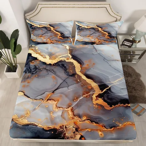 Vista 23 de Ropa de cama de 2 piezas, estilo rústico de granja, juego de ropa de cama para adolescentes y adultos, sábanas bajeras, ropa de cama ajustable