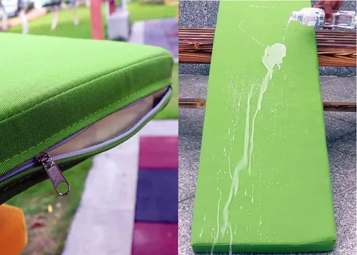 Vista 3 de Cojín de banco para exteriores e interiores, resistente al agua, para muebles de patio al aire libre, cojín para asiento de columpio, 2 pulgadas