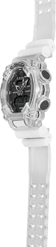 Vista 5 de G-Shock GA900SKL-7A Reloj de la serie esqueleto de ondas sonoras color blanco Blanco transparente