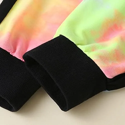 Vista 6 de Betusline Conjunto de ropa deportiva recortada de 2 piezas para niñas, 4T a 14 años