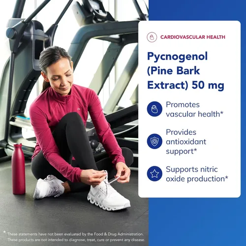 Vista 3 de Pure Encapsulations Pycnogenol (extracto de corteza de pino) 50 mg Suplemento hipoalergénico para apoyar la función cognitiva y la salud