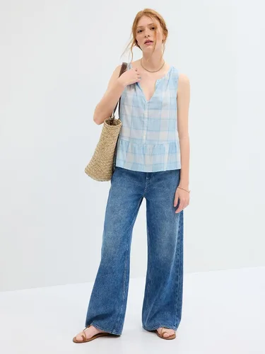 Vista 5 de GAP Camisa Peplum para mujer