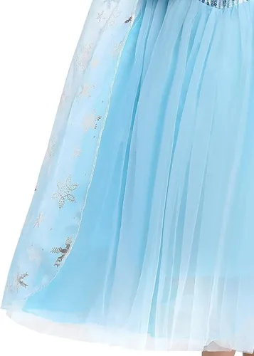 Vista 5 de Kidswant Toddler Baby Girls Luxury Princess Party Halloween Cosplay Costume Dress Up with Accessorries