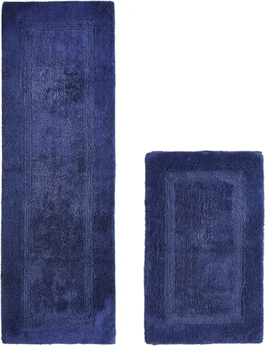 Vista 28 de Better Trends Alfombra de Inodoro en Forma de U Cubierta de Asiento de Inodoro de Lujo 100% Algodón Absorbente de Agua, Cubierta de Tapa Reversible
