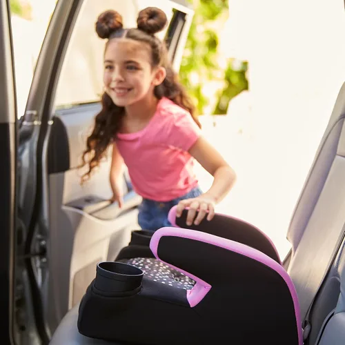 Vista 8 de Disney Baby MagicSquad - Asiento de auto con arnés 3 en 1, diseño de Minnie Dot Party