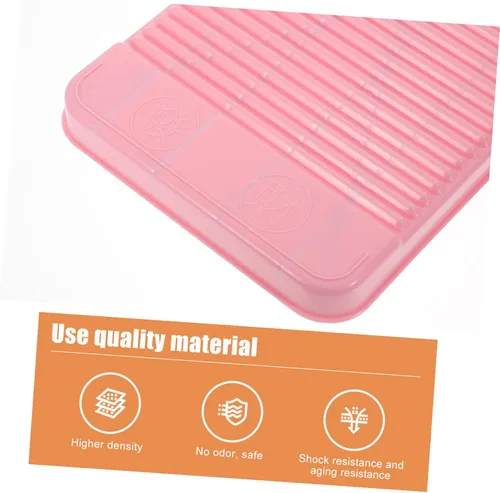 Vista 6 de Cabilock Tabla de lavandería Lavado de manos Herramientas de ropa antideslizante Washboard para uso doméstico Estilo aleatorio