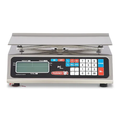 Vista 2 de Torrey Báscula Electrónica De Precio, Acero inoxidable, 1
