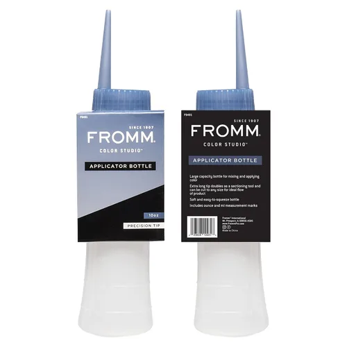 Vista 6 de Fromm Color Studio - Botella aplicadora de 10 onzas, punta de precisión para mezclar y aplicar color de cabello, tintes para el cabello, tónicos