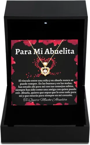Vista 10 de Para mi abuelita cadena para el amor de mi vida, regalo de abuela, collar personalizado