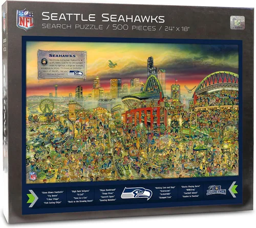 Vista 20 de YouTheFan NFL Joe Journeyman - Rompecabezas de equipo de 500 piezas de 18 x 24 pulgadas