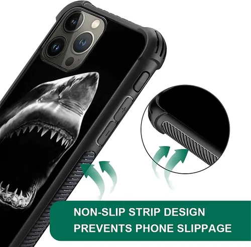 Vista 718 de Funda compatible con iPhone 15, diseño de elefantes africanos, diseño increíble a prueba de golpes, antiarañazos, carcasa trasera de policarbonato