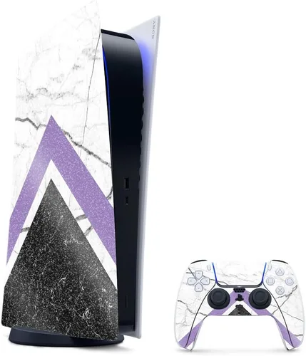 Vista 70 de MightySkins - Skin para juegos con purpurina brillante para PS5 y PlayStation 5, ágata amatista, acabado duradero con purpurina de alto brillo