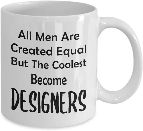 Vista 2 de Lindos regalos para hombre, taza de café, taza de té, desarrollador gráfico de UX, artista de diseño de interiores, departamento creativo de moda