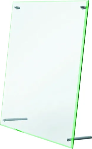 Vista 8 de deflecto 799693 Superior Image - Soporte para letrero con borde biselado, acrílico, inserto de 8 1/2 x 11, transparente