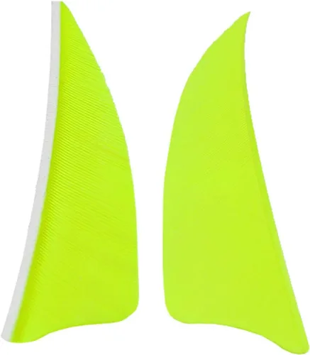 Vista 11 de Arrows - Plumas reales de 3 pulgadas con corte de escudo para cañas de tiro de caza DIY (paquete de 36)