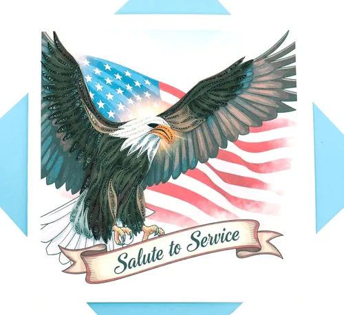 Vista 12 de Bluebirds, tarjeta de felicitación 3D, exclusiva dedicada a mano, tarjeta de felicitación de diseño para cumpleaños, día de San Valentín, día