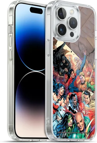 Vista 161 de Head Case Designs Funda de gel con licencia oficial de la Liga de la Justicia DC Comics #10 Darkseid War Comic Book Cover
