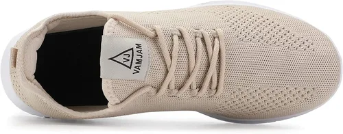 Vista 4 de VAMJAM Zapatos para correr para hombre ultraligeros transpirables zapatos para caminar antideslizantes atléticos zapatillas deportivas modernas