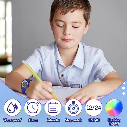 Vista 2 de Kids Watches for Kids, Girls WatchBoy Watch Outdoor Gifts for Kids Xmas Gifts Back to School Gifts Birthday Gifts for Kids