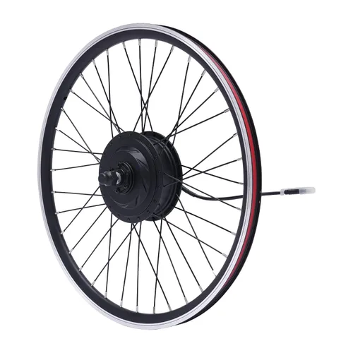 Vista 2 de Kit de conversión de bicicleta eléctrica 36 V 500 W 24 "Kit de rueda Ebike Controlador de modo dual Rueda delantera Kit de conversión de bicicleta