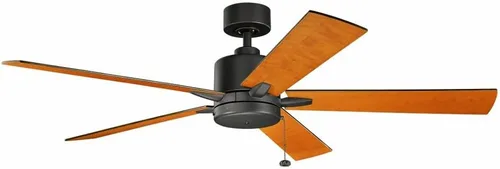Vista 2 de KICHLER 330243MWH Soporte sobresaliente, ventilador de techo de 5 aspas blancas mate, blanco, 60 pulgadas