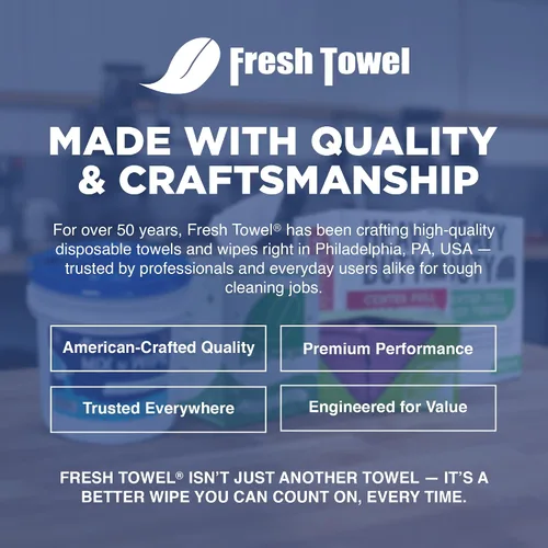 Vista 7 de Fresh Towel Mix-N-Wipe - Recambio de toallitas secas, 1 paquete (220 hojas), haz tus propias toallitas húmedas, hojas de 6 x 9 pulgadas, toallas