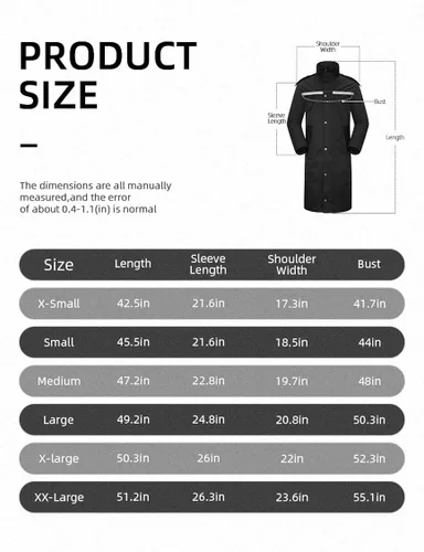 Vista 6 de iCreek Impermeable impermeable para hombre chaqueta de lluvia ligera reflectante reutilizable con capucha