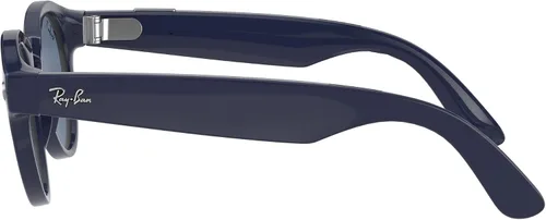 Vista 2 de Ray-Ban Unisex Sunglasses Black Frame, Green Lenses, 48MM Azul