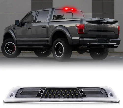 Vista 8 de R&F Auto Tercera Luz de Freno Estroboscópica LED de Repuesto para 1999-2016 F250 F350 F450 F550 Super Duty, para Ranger 1993-2011, 3ª Luz de Freno