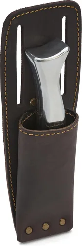Vista 7 de OX Tools Leather Tool Holsters & Pouches – Hammer, Tape Measure, Utility & Roofer’s Knife Holders – Durable Oil-Tanned Leather for 2" Tool Belts