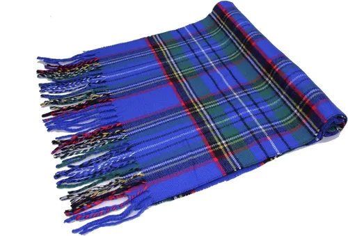 Vista 70 de Bufanda de invierno Achillea suave y cálida, de tartán, a cuadros, de cachemira, unisex
